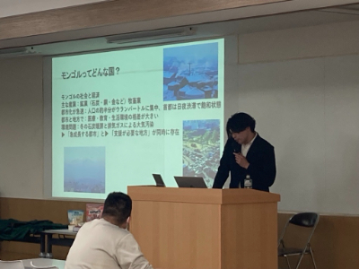 国際交流委員会主催　講演会を開催しました
