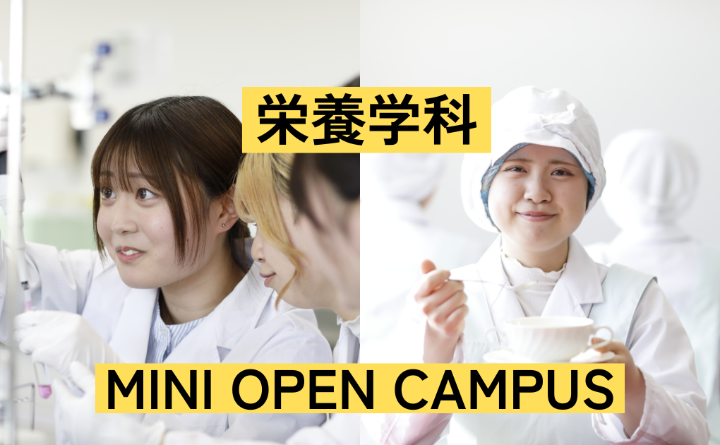 【高校3年生向け】栄養学科ミニオープンキャンパスまであと8日！